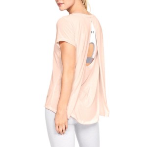 t-shirt donna arancio whisperlight under armour UNDER ARMOUR - 3