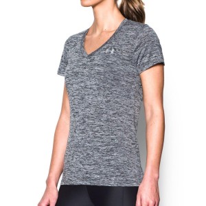 t-shirt nera donna tech under armour UNDER ARMOUR - 2