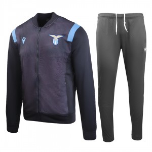 tuta full zip lazio nera MACRON - 1
