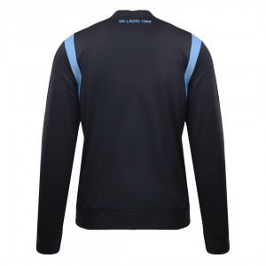 tuta full zip lazio nera MACRON - 4