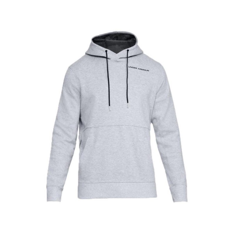 felpa con cappuccio grigio chiaro under armour UNDER ARMOUR - 1