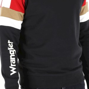 BLACK WRANGLER HOODIE WRANGLER - 2