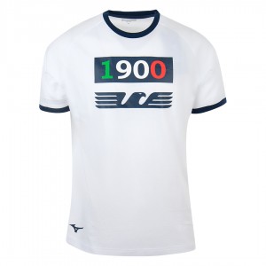 T-shirt Fanwear SS Lazio Bianca 1900 Mizuno 2022/2023 MIZUNO - 1