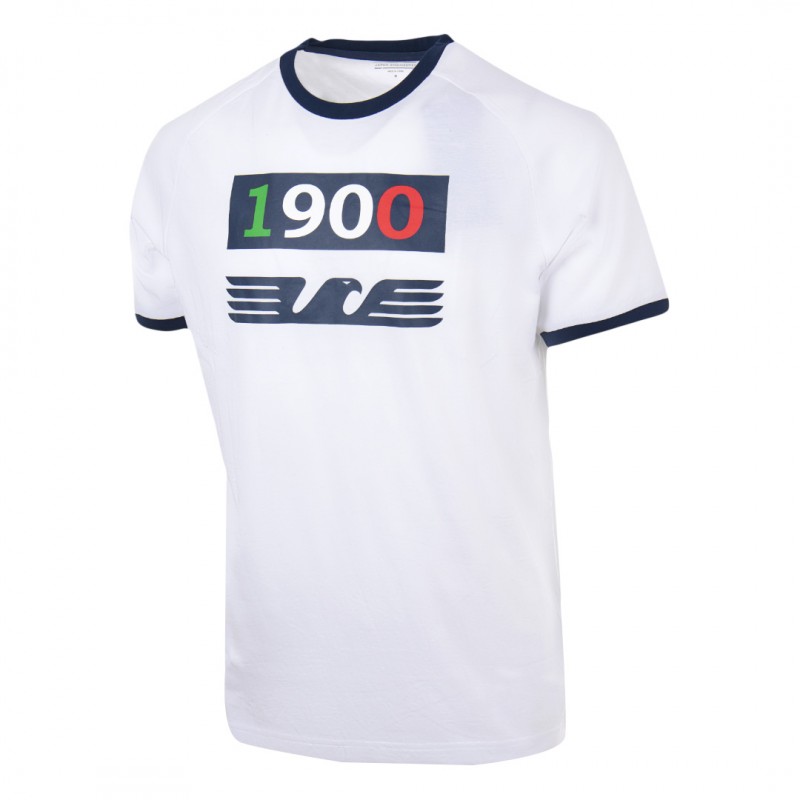 T shirt SS Lazio Bianca Fanwear 1900 Mizuno 2022 2023