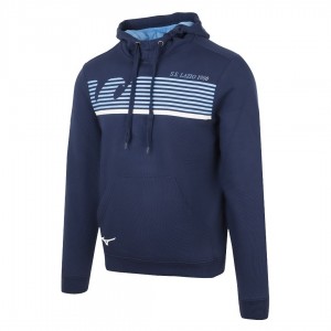Felpa Fanwear Blu SS Lazio Mizuno con cappuccio 2022/2023 MIZUNO - 2