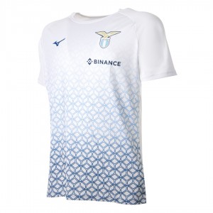 maglia pregara bianca ss lazio mizuno 2022/2023 MIZUNO - 1