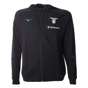 tuta bambino felpata nera con cappuccio ss lazio mizuno 2022/2023 MIZUNO - 2