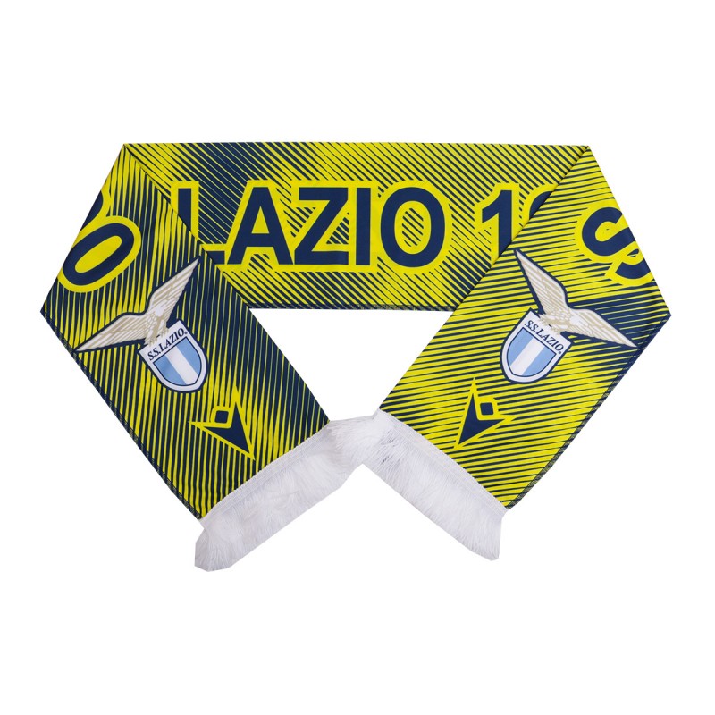 2020/2021 ss lazio blue and yellow light scarf MACRON - 1