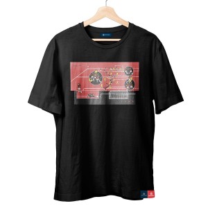 t-shirt nera icon derby premier 2011 Le sette sorelle - 1