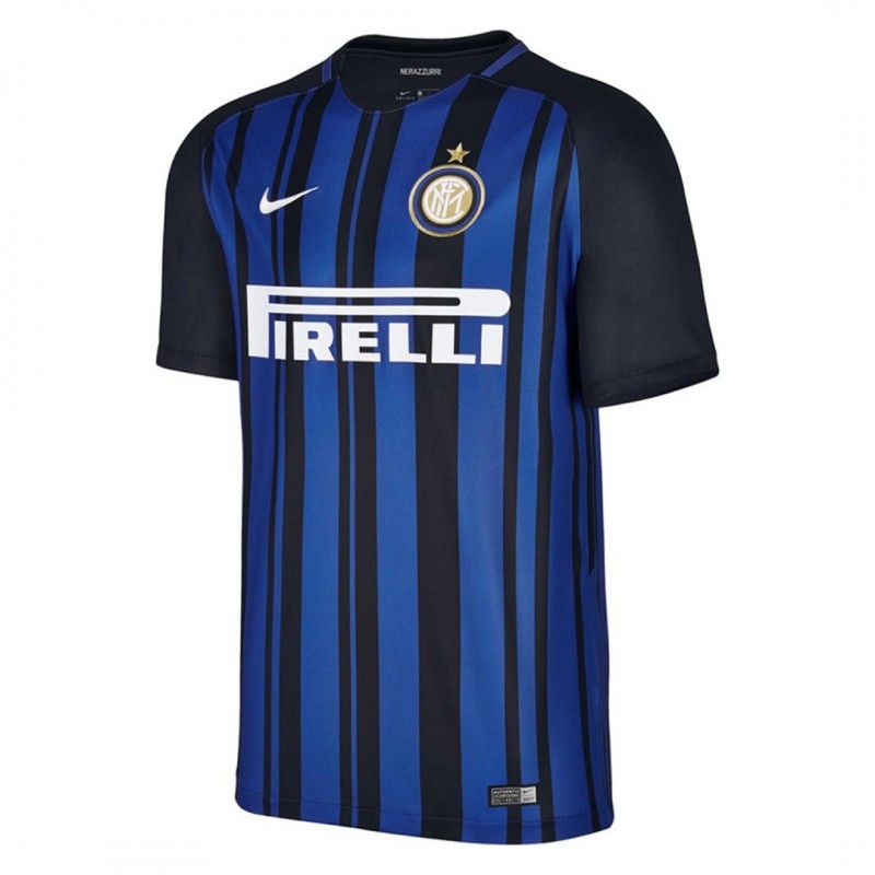 FC INTER KIT HOME BAMBINO 2017/2018 ICARDI 9 E PATCH SERIE A