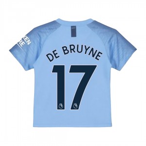 KIT HOME BAMBINO MANCHESTER CITY 2018/2019 DE BRUYNE 17 NIKE - 1