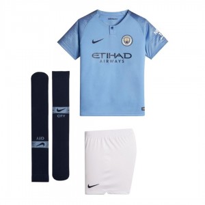 KIT HOME BAMBINO MANCHESTER CITY 2018/2019 DE BRUYNE 17 NIKE - 2