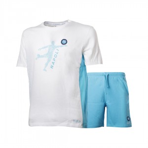 completo estivo bianco e azzurro ssc napoli Homewear s.r.l. - 1