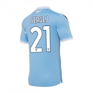 maglia lazio home 2020/2021 sergej 21 MACRON - 1