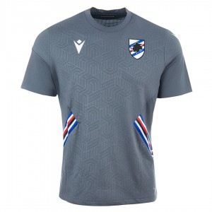 maglia allenamento sampdoria grigia 2022/2023 MACRON - 1