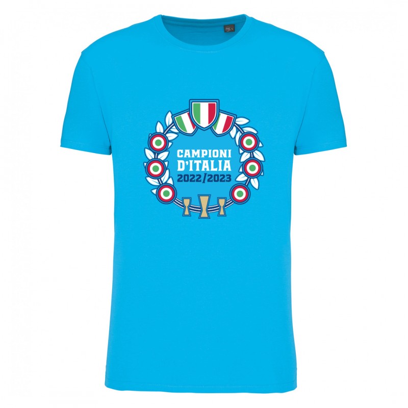 T-shirt azzurra campioni GENERIC - 1