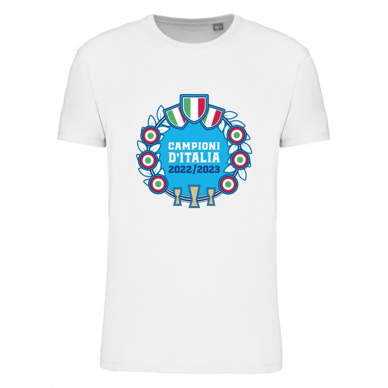 T-shirt bianca campioni GENERIC - 1