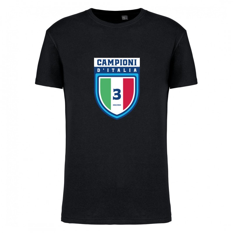 T-shirt nera terzo scudetto GENERIC - 1