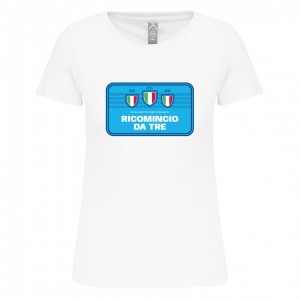 White t-shirt woman ricomincio da tre GENERIC - 1