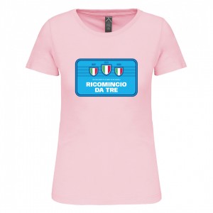 T-shirt ricomincio da tre rosa donna GENERIC - 1