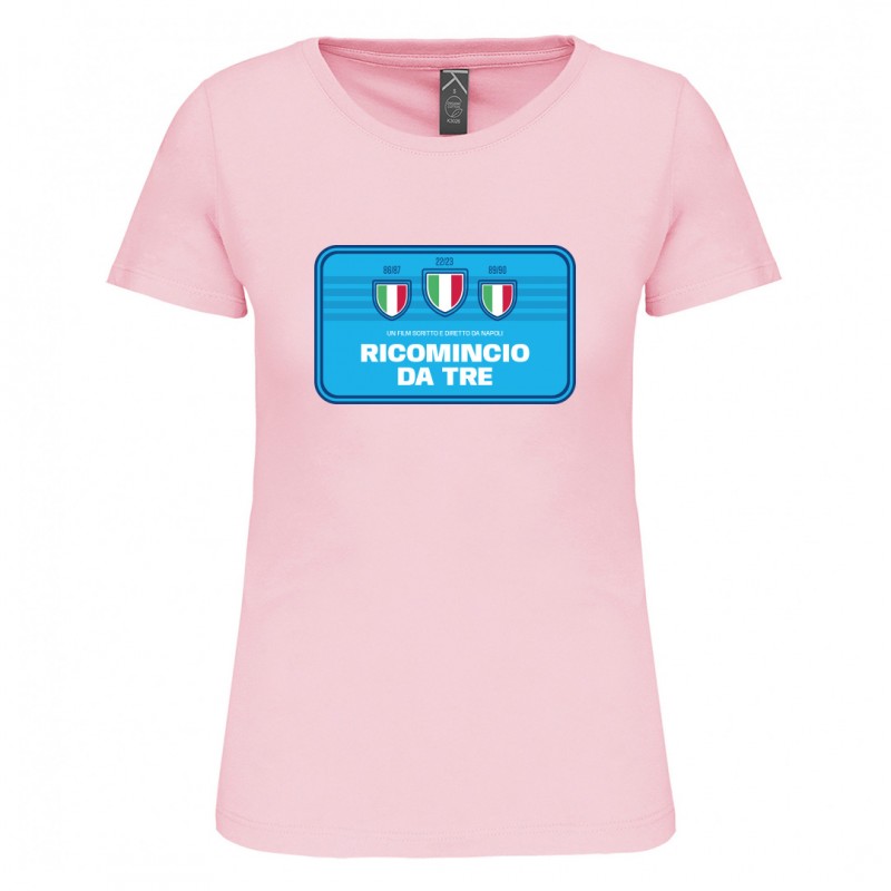 Pink woman t-shirt Ricomincio da 3 GENERIC - 1