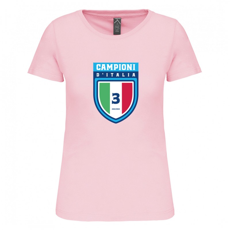 T-shirt terzo scudetto rosa donna GENERIC - 1