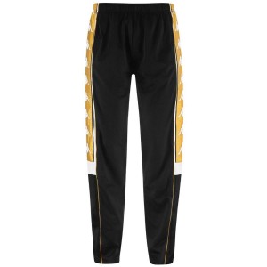 PANTALONI SPORT BANDA NERO/GOLD KAPPA Kappa - 1