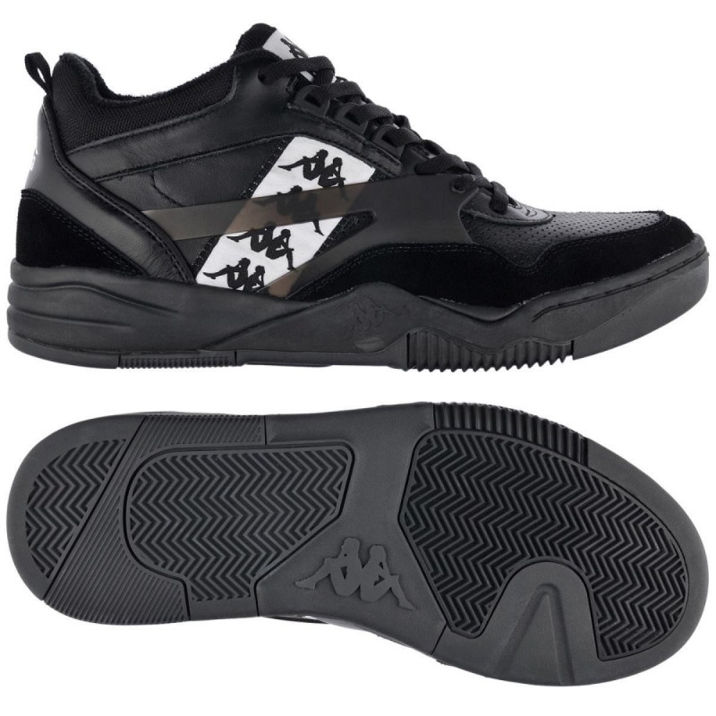 SCARPE SNEAKERS BANDA NERO/GRIGIE ALTE KAPPA Kappa - 1