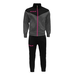 GIVOVA BLACK/FUXIA FLUO VENEZIA TRACKSUIT KIDS GIVOVA - 1