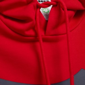 felpa rossa diadora hoodie DIADORA - 3