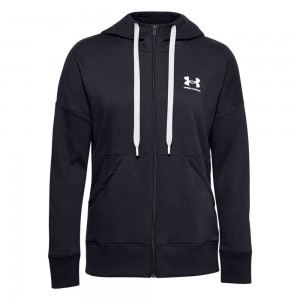 felpa under armour donna nera full zip UNDER ARMOUR - 1