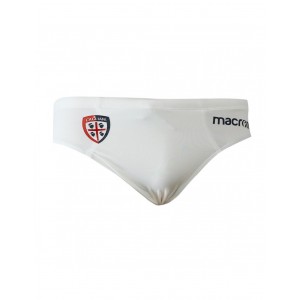 CAGLIARI COSTUME BAMBINO SLIP BIANCO MACRON - 1