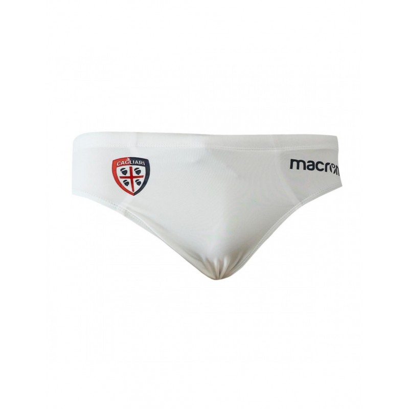 CAGLIARI COSTUME BAMBINO SLIP BIANCO MACRON - 1