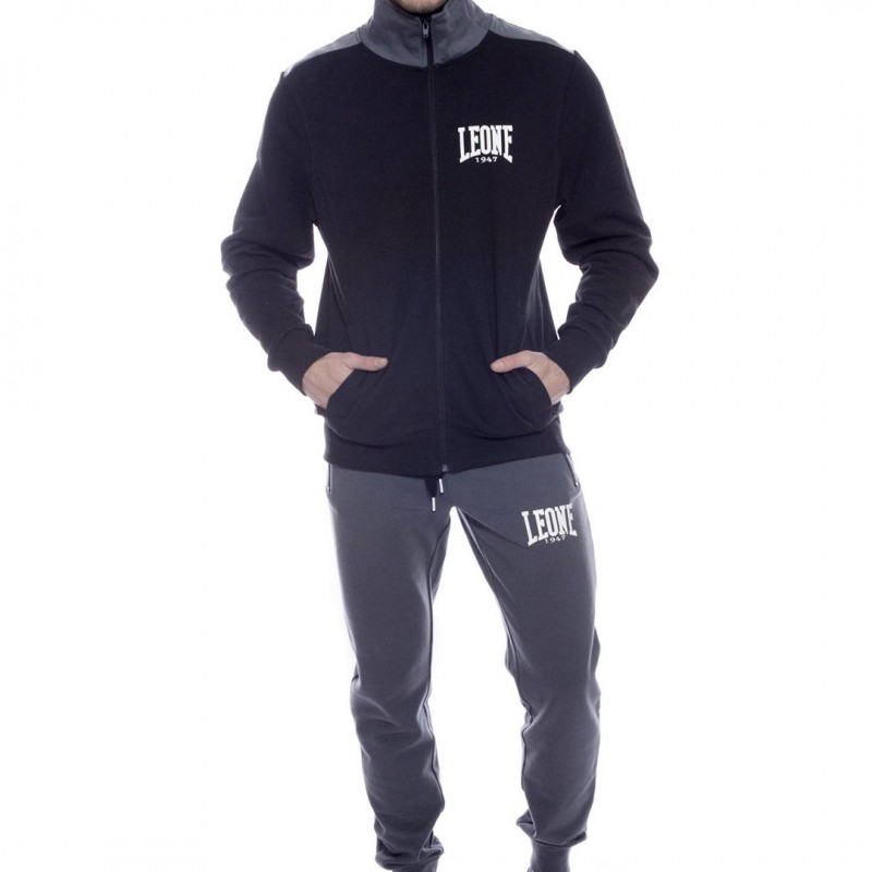 TUTA LEONE 1947 NERA FULL ZIP BASIC LEONE - 1