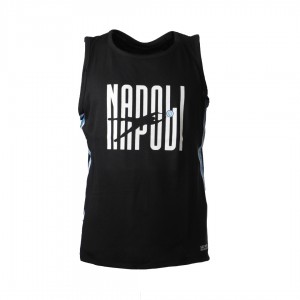 black summer pyjama set with ssc napoli lettering Homewear s.r.l. - 4