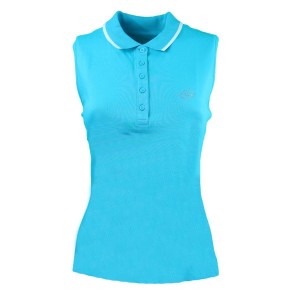 LOTTO LIGHT BLUE WOMAN POLO SLEEVELESS LOTTO - 1