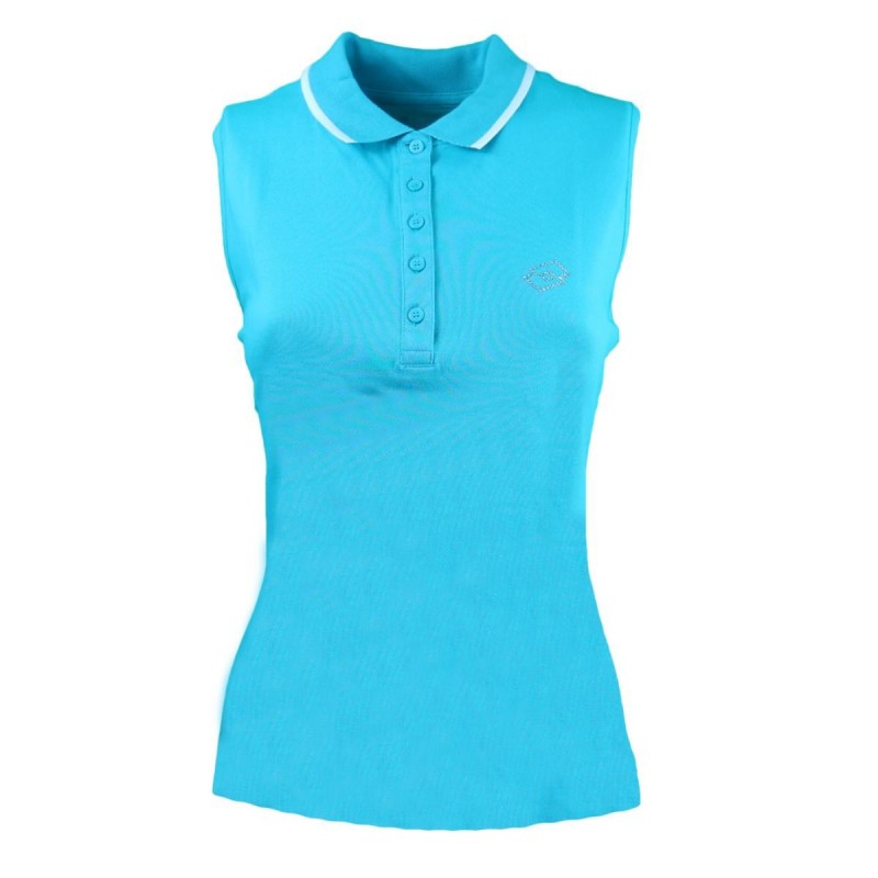 POLO SMANICATA AZZURRA DONNA LOTTO LOTTO - 1