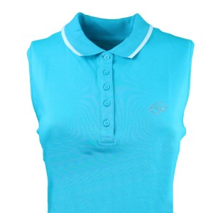 LOTTO LIGHT BLUE WOMAN POLO SLEEVELESS LOTTO - 2