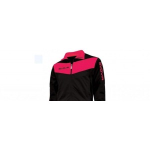 tuta givova uomo full zip nero e fucsia GIVOVA - 2