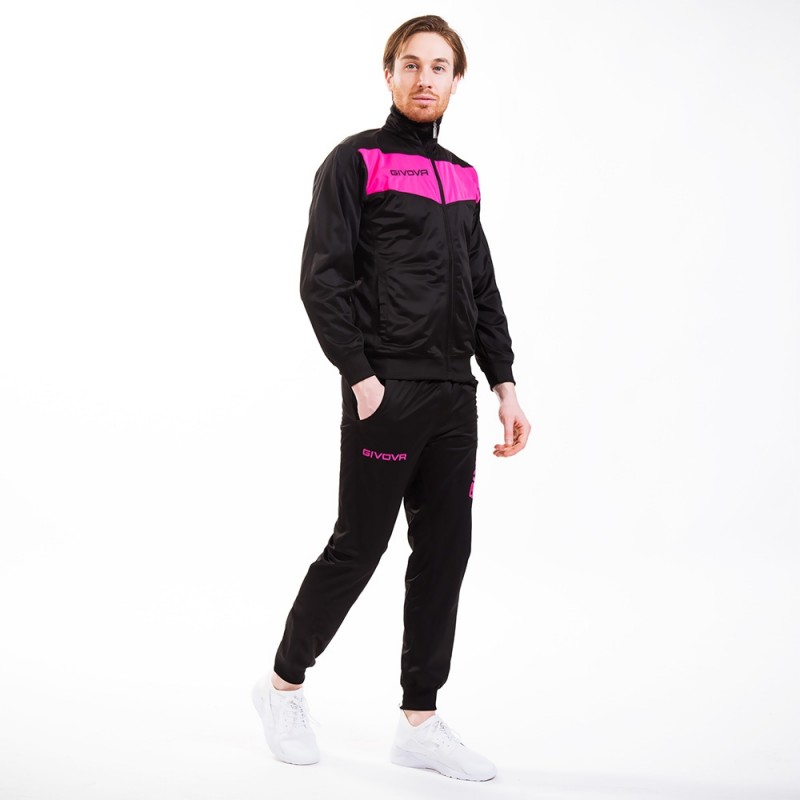 GIVOVA VISA BLACK/FUXIA TRACKSUIT GIVOVA - 1