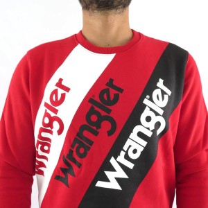 RED WRANGLER SWEATSHIRT WRANGLER - 2