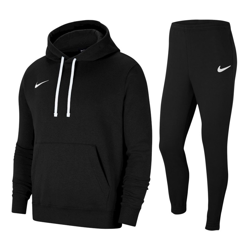 tuta nike nera felpata con cappuccio NIKE - 1