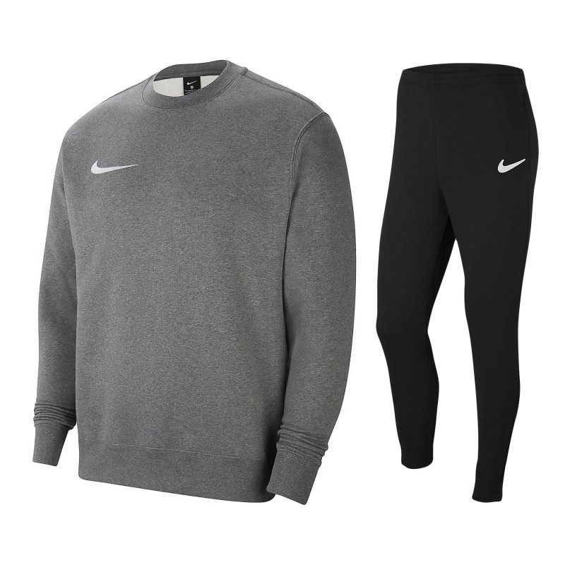 Tuta grigio charcoal felpata nike girocollo NIKE - 1