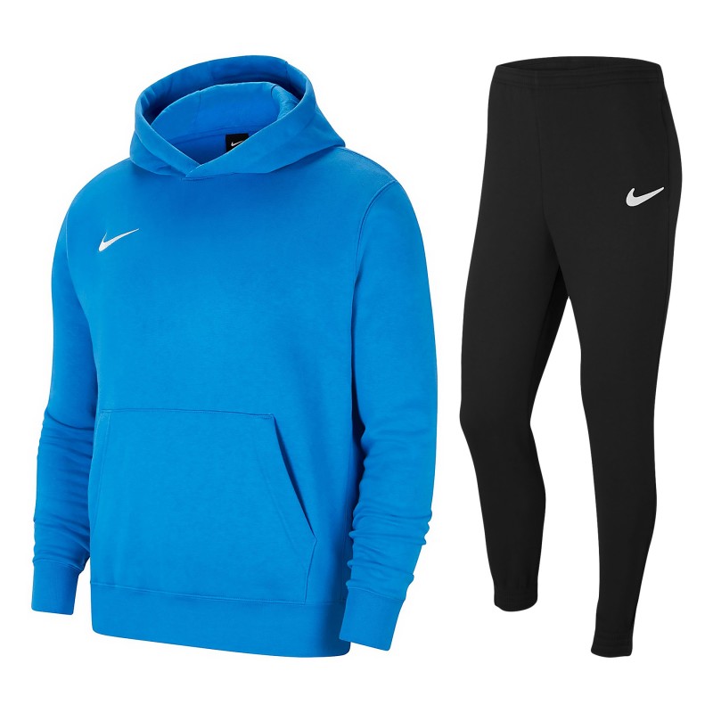 Royal blue nike tracksuit for kids with hood NIKE - 1