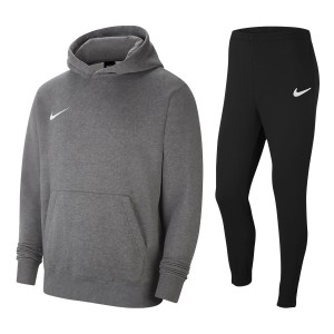 Tuta grigia felpata con cappuccio bambino nike NIKE - 1