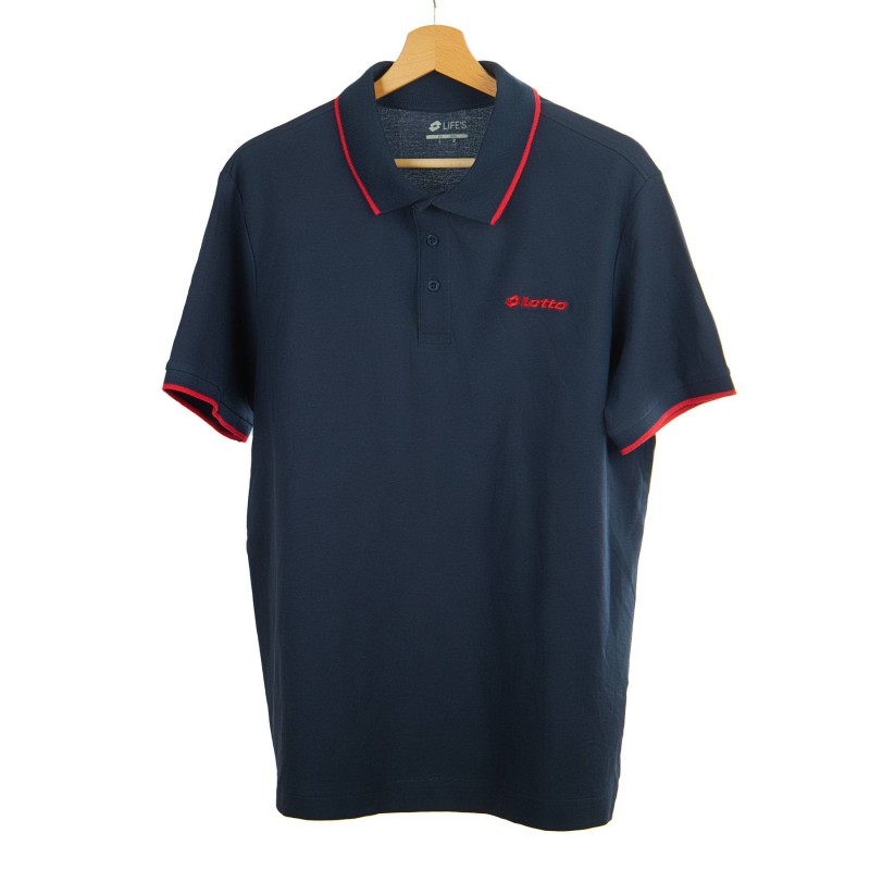 polo lotto blu navy e rossa LOTTO - 1