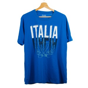 t-shirt blu royal italia mezza manica lotto LOTTO - 1
