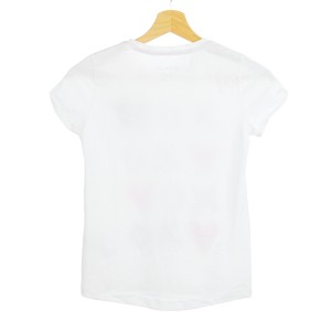 t-shirt bambina bianca cuori lotto LOTTO - 2