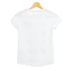 t-shirt bambina bianca cuori lotto LOTTO - 2