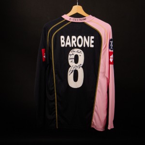 2005/2006 palermo lotto barone 8 ls signed away jersey LOTTO - 1